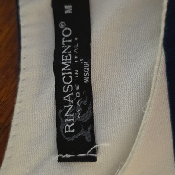 Rinascimento Navy and Red Striped Dress - Picture 2 of 3